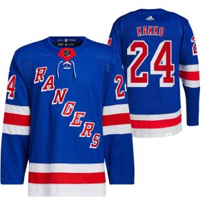 Herren New York Rangers Eishockey Trikot Kaapo Kakko #24 Heim Blau 2021-22 Primegreen Authentic